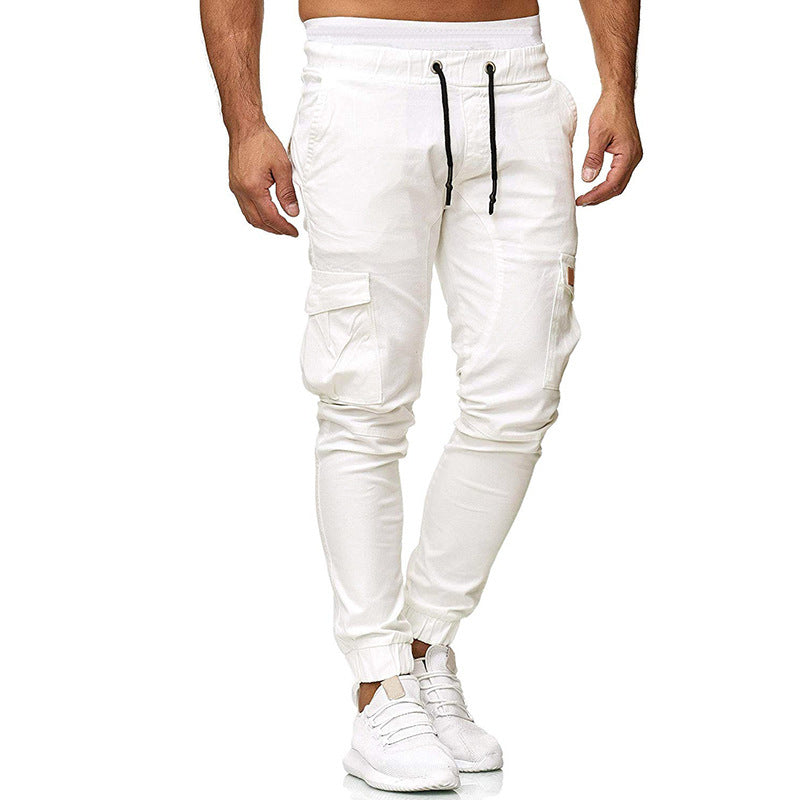 Herren Cargo-Jogginghose mit funktionalen Seitentaschen und elastischem Bund Echoarchiv