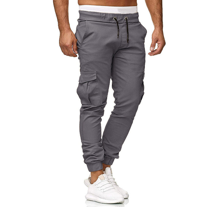 Herren Cargo-Jogginghose mit funktionalen Seitentaschen und elastischem Bund Echoarchiv
