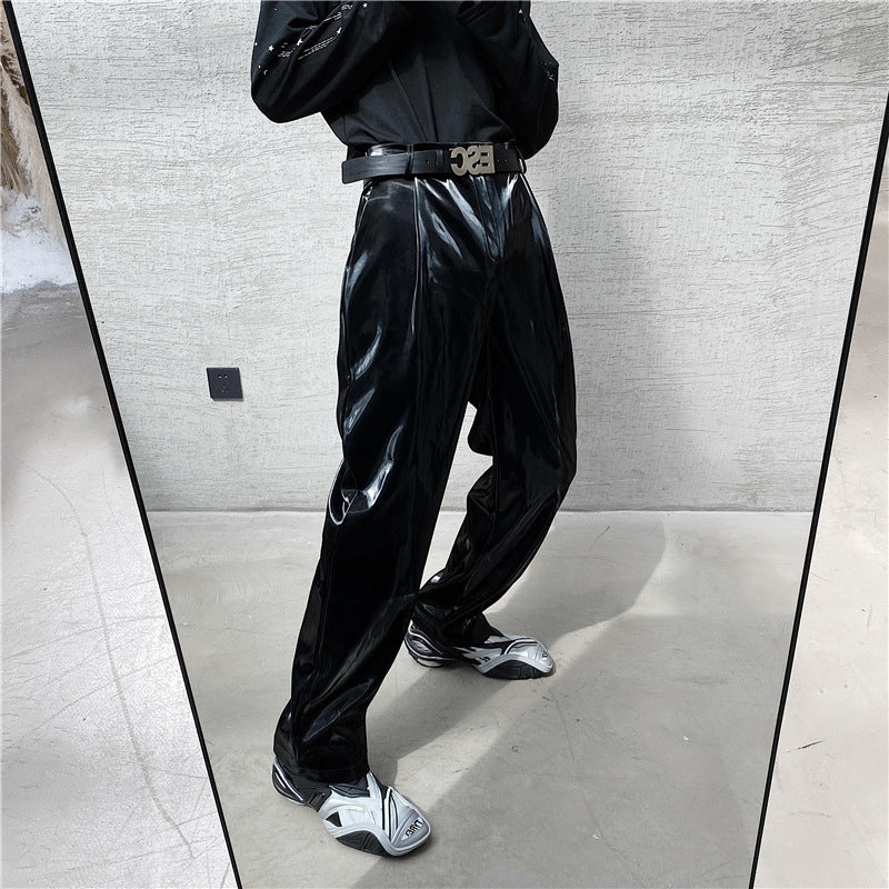 Herren Hochwertige und stylische Lackhose – Sorevano