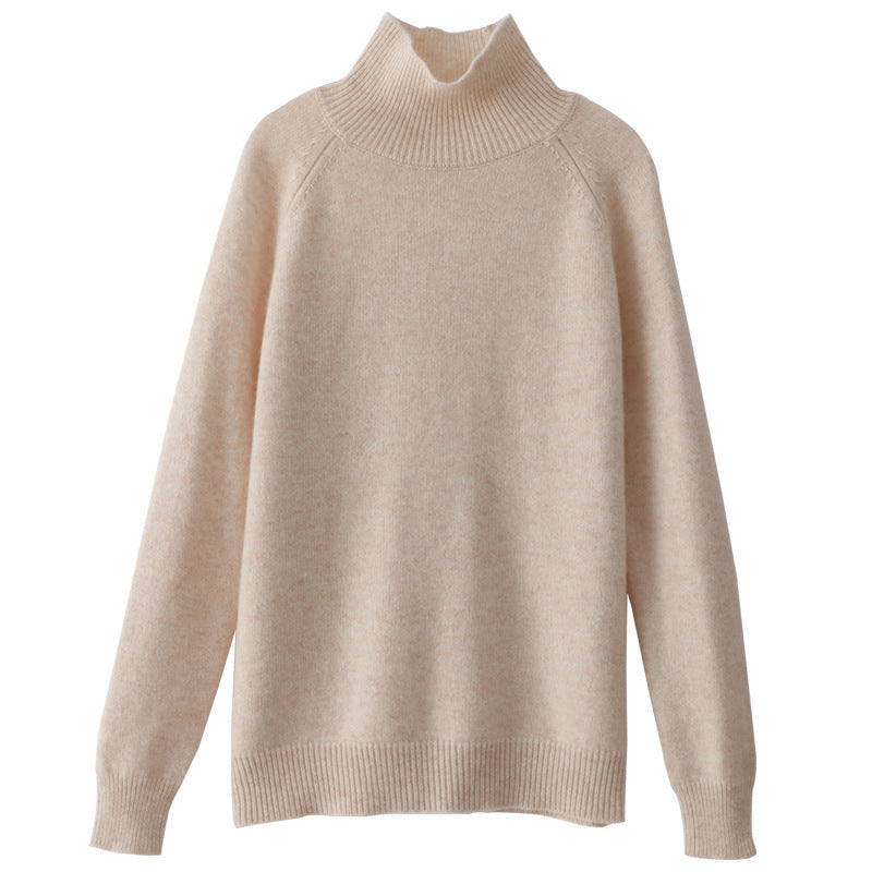 Damen Rollkragenpullover aus Kaschmir-Mix mit feiner Rippstruktur und überschnittener Schulter Echoarchiv