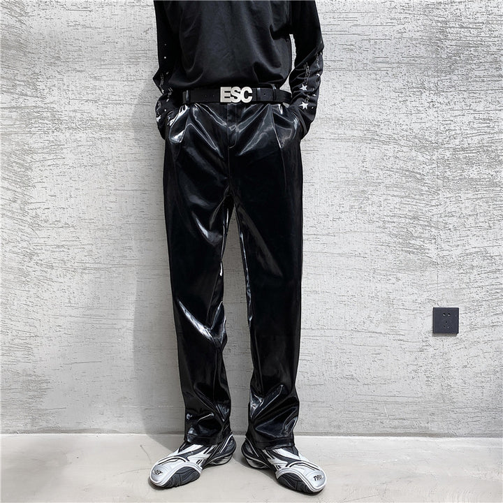 Herren Hochwertige und stylische Lackhose Echoarchiv