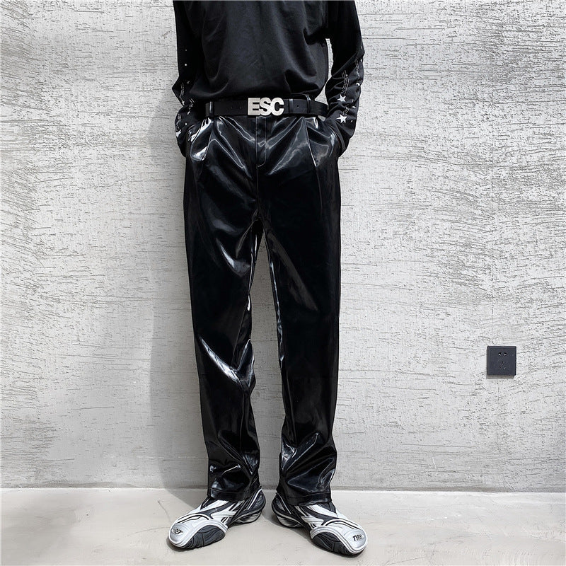 Herren Hochwertige und stylische Lackhose – Sorevano