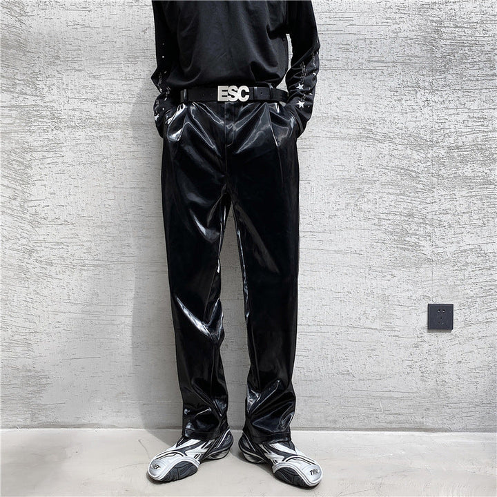 Herren Hochwertige und stylische Lackhose – Sorevano