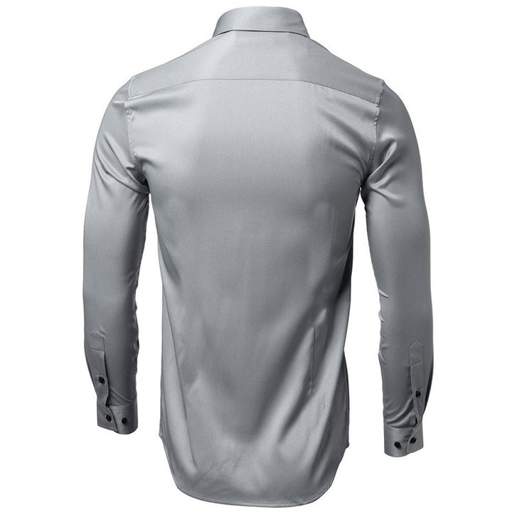 Herren Elegantes Langarmhemd mit schmaler Passform Echoarchiv