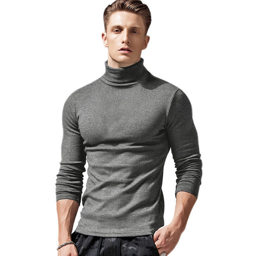 Herren Stehkragenpullover aus weichem Baumwollmix Echoarchiv