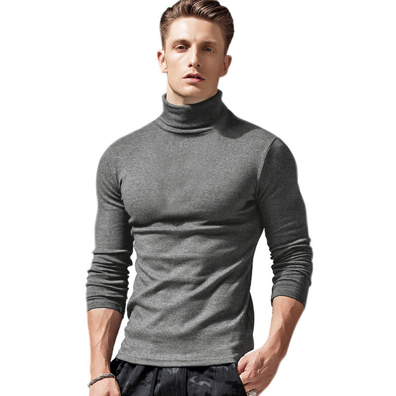 Herren Stylischer Stehkragenpullover Echoarchiv
