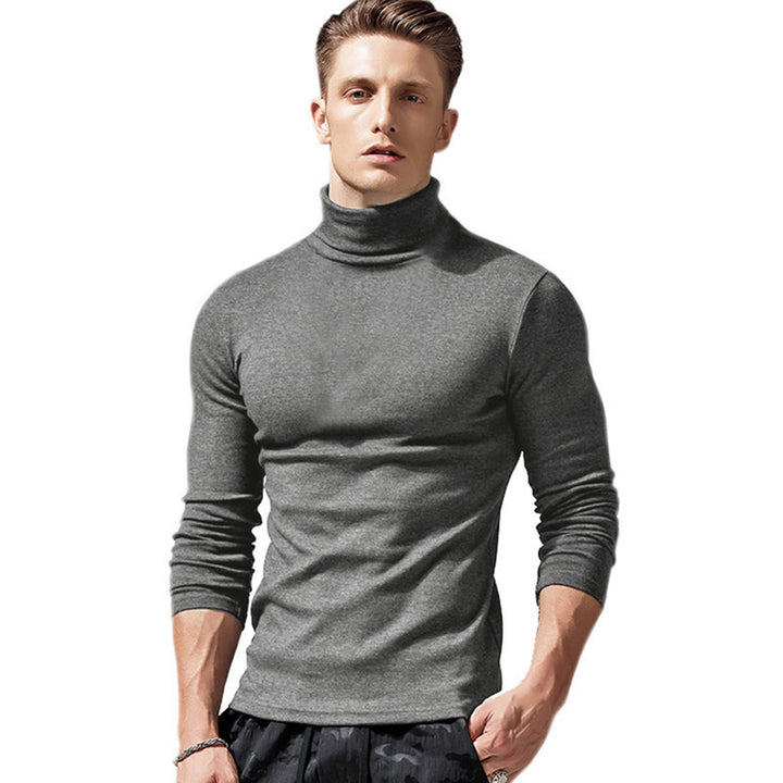 Herren Stylischer Stehkragenpullover Echoarchiv