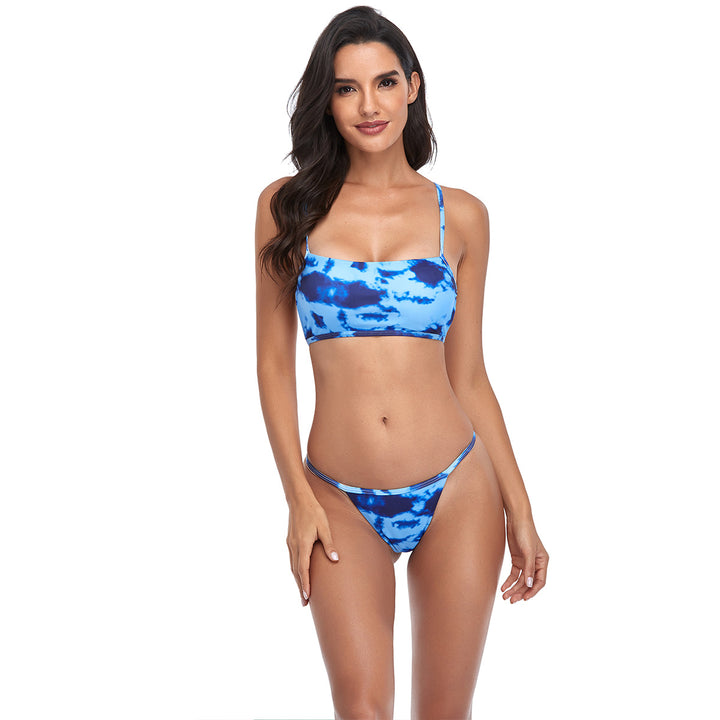 Damen Bikini-Set mit trendigem Cropped-Oberteil und minimalistischem Slip Echo Archiv