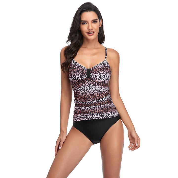 Damen Tankini mit Raffung und modernem Tiermuster Echo Archiv