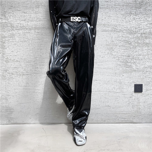 Herren Hochwertige und stylische Lackhose Echoarchiv