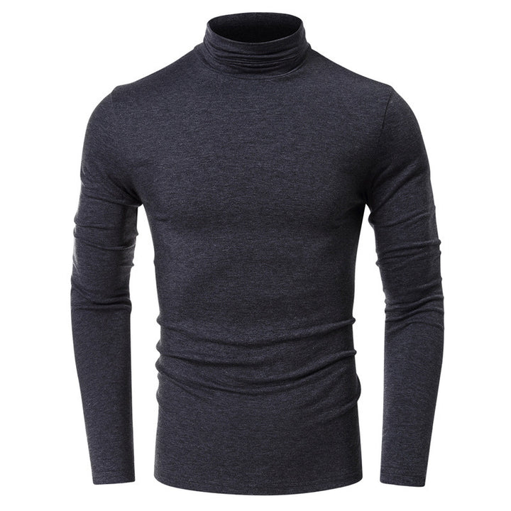 Herren Stehkragenpullover aus weichem Baumwollmix Echoarchiv
