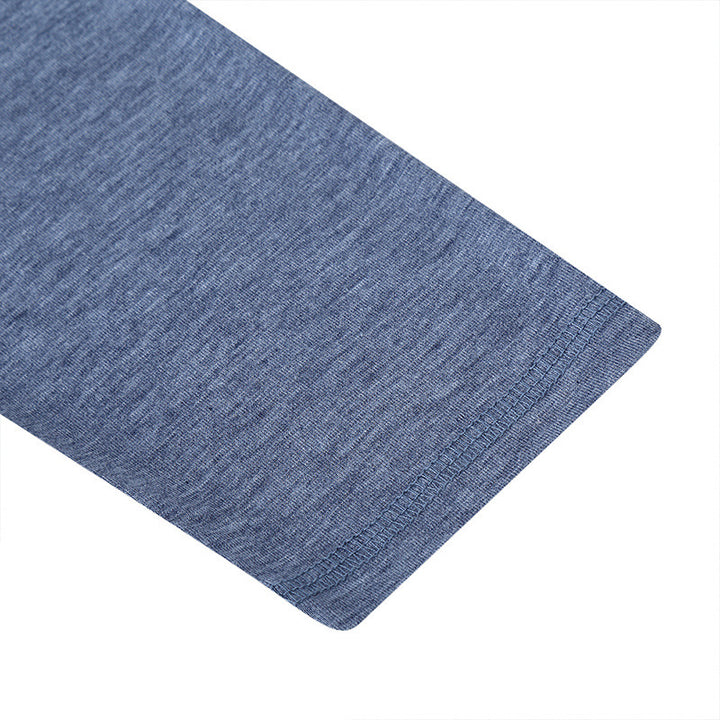 Herren Langarm-Henley-Shirt mit dekorativen Knöpfen Echoarchiv