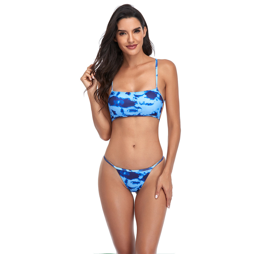 Damen Bikini-Set mit trendigem Cropped-Oberteil und minimalistischem Slip Echo Archiv