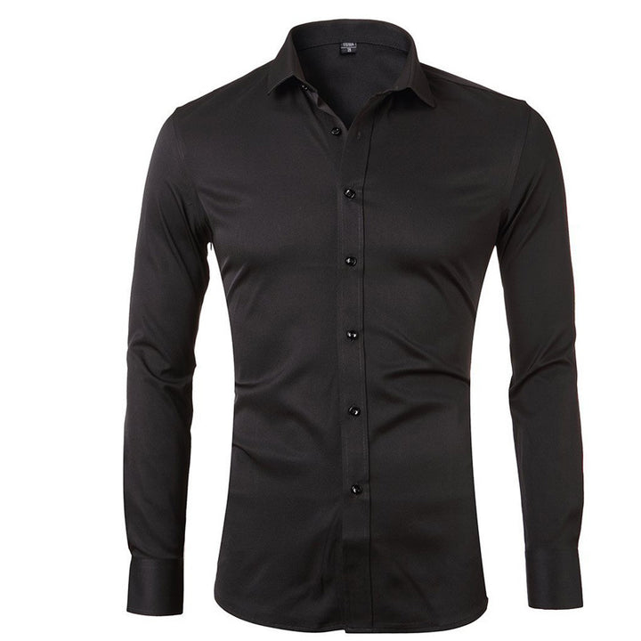 Herren Elegantes Langarmhemd mit schmaler Passform Echoarchiv