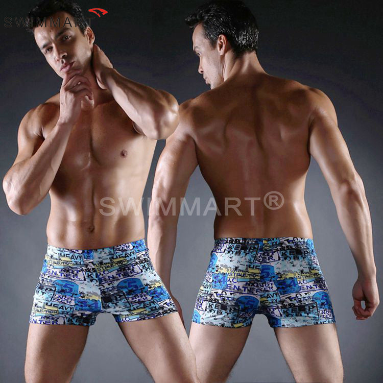 Herren Schwimmshorts mit kreativem Abstract-Muster Echo Archiv