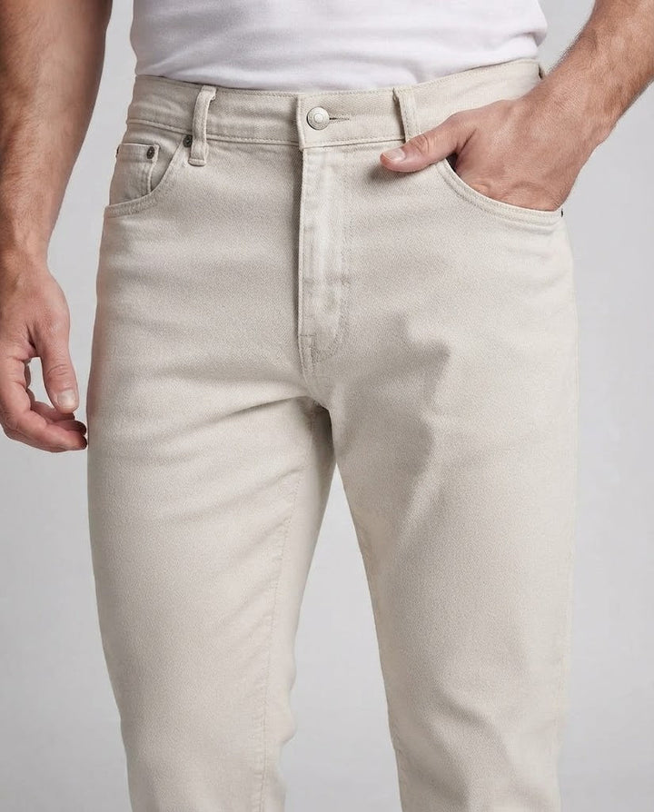 Herren Straight-Fit Vintage-Denim-Jeans mit leichtem Stonewash und mittlerer Bundhöhe Echo Archiv