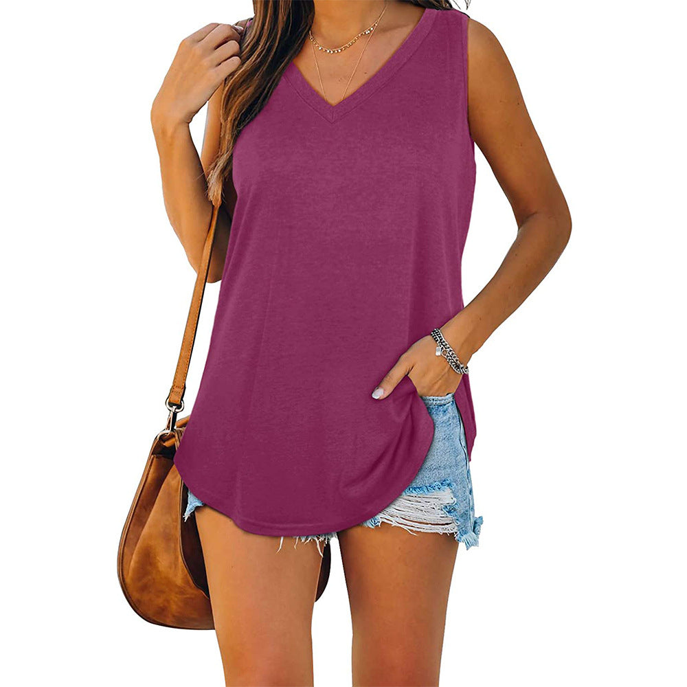 Echoarchiv | Mckayla Jersey V-Ausschnitt Tank-Top