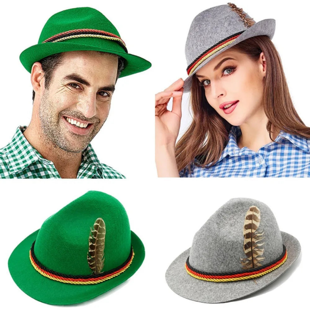 Unisex Feder Dekore Oktoberfest Hut | 2024 – Valdoro