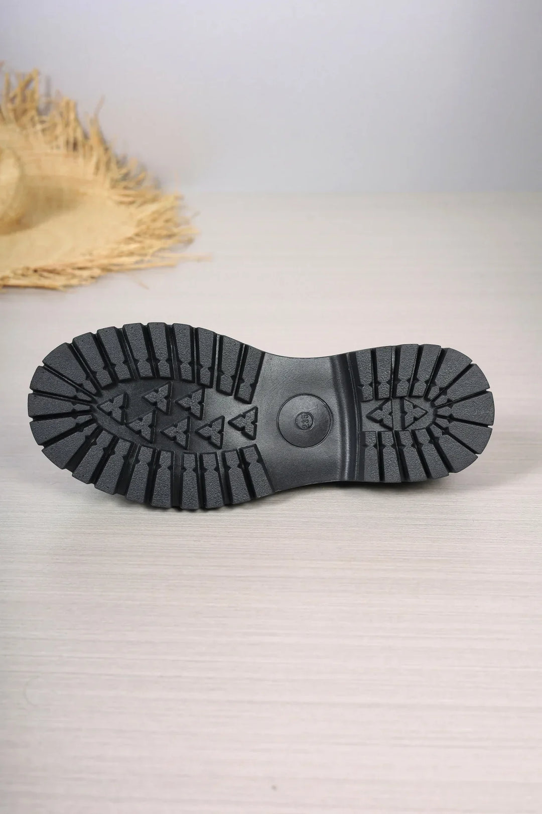 Schwarze Mokassins mit Plateau – Lioré