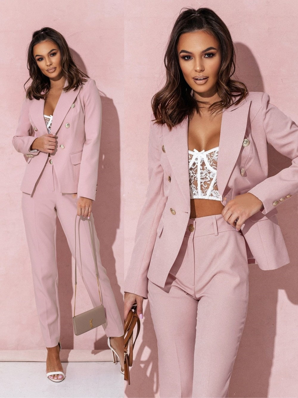 Echoarchiv | Elegante Blazer und Hosen Set