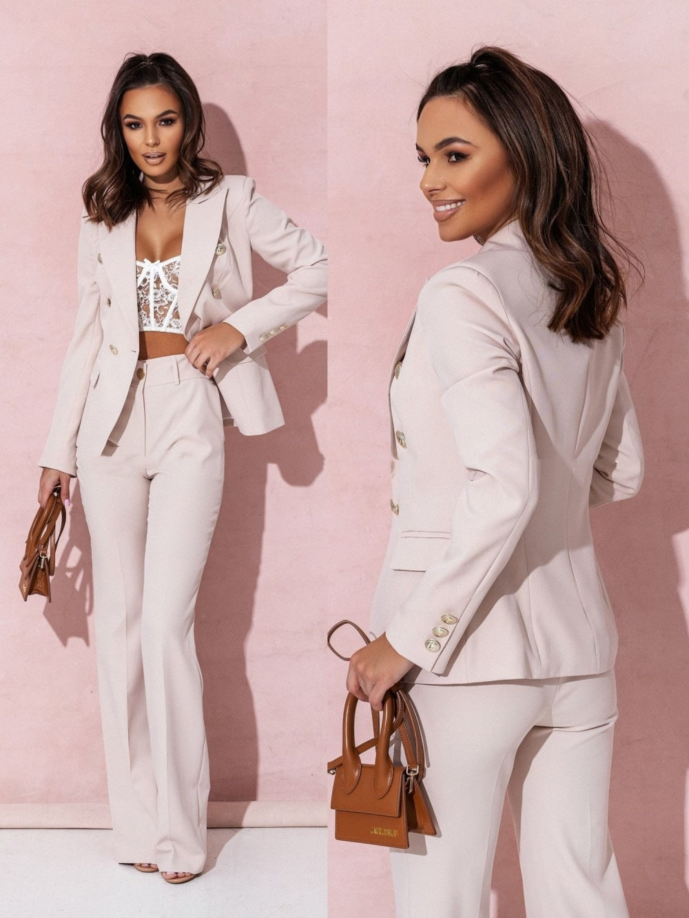 Echoarchiv | Elegante Blazer und Hosen Set