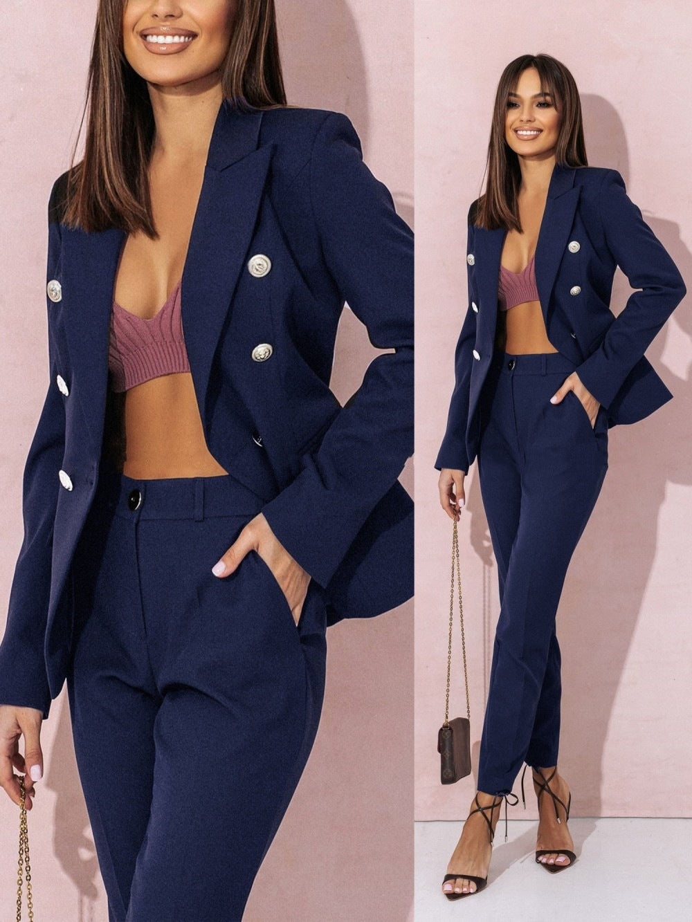 Echoarchiv | Elegante Blazer und Hosen Set