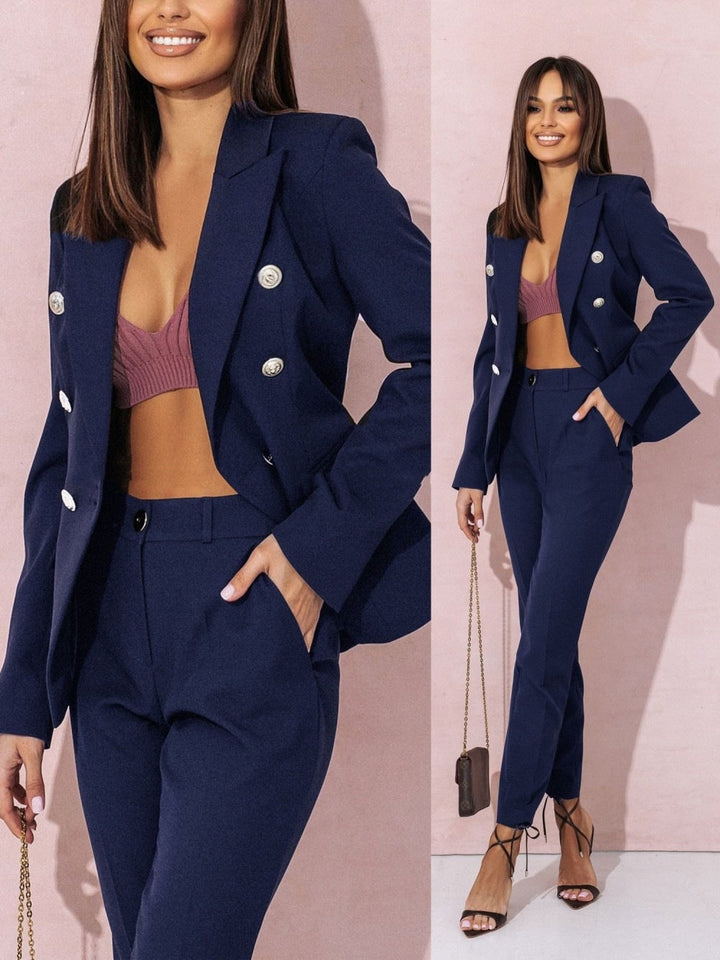 Echoarchiv | Elegante Blazer und Hosen Set