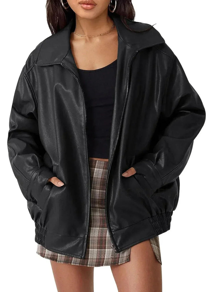 Lederjacke – Lokomotiv-inspirierter Stil – Velloura