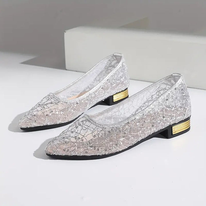Orthopädische Ballerinas mit Spitze Echoarchiv Echoarchiv