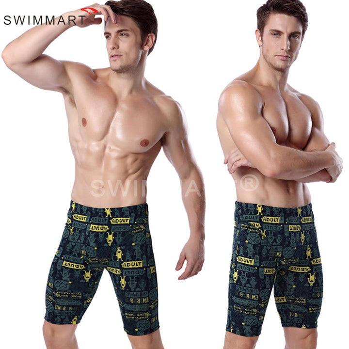 Herren Badeshorts mit originellem Grafikdruck Echo Archiv