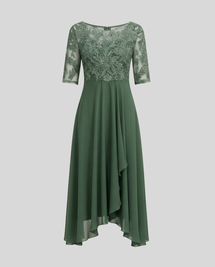 Luftiges Elegantes Midi Kleid