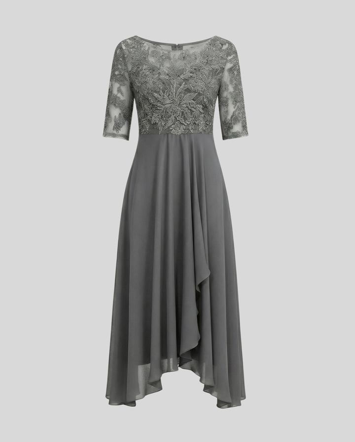 Luftiges Elegantes Midi Kleid