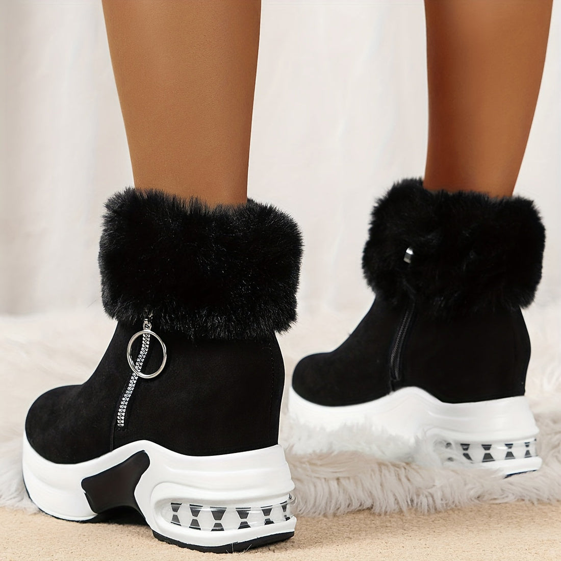 Komfortable Stiefel mit Seitenreißverschluss – Lioré