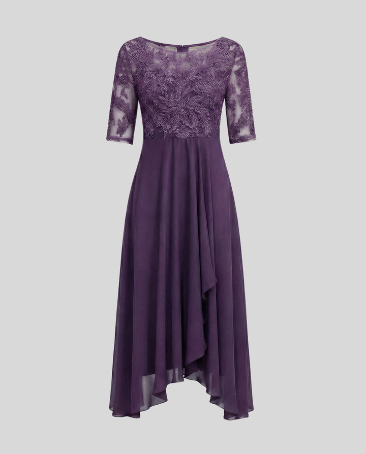 Luftiges Elegantes Midi Kleid