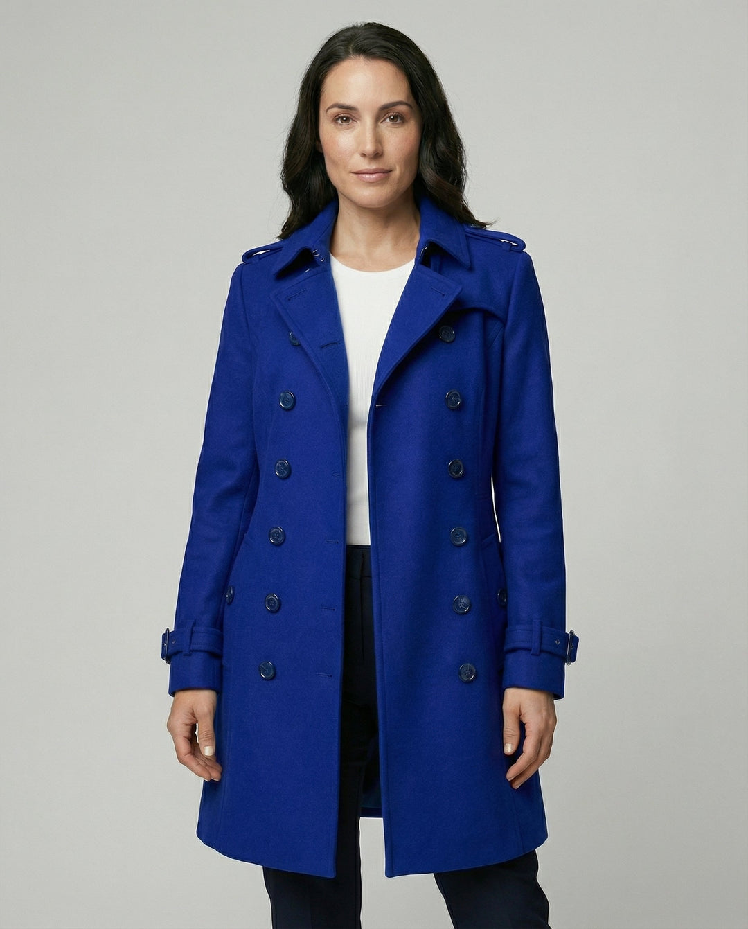 Damen Woll Wintermantel mit Klassischem Schnitt & Winterdesign | Echoarchiv