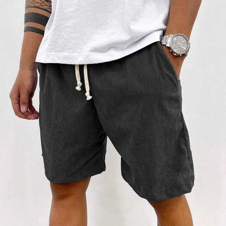 Echoarchiv | Herren Casual Kordelzug Cord Shorts