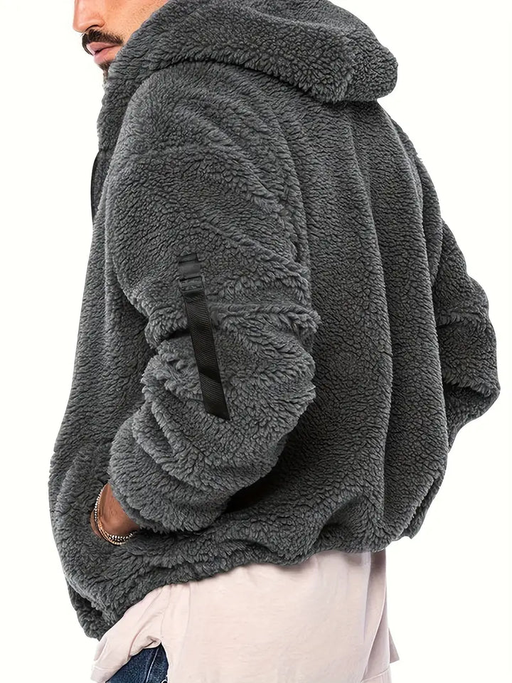 Echoarchiv Teddyjacke mit Reißverschluss für Männer