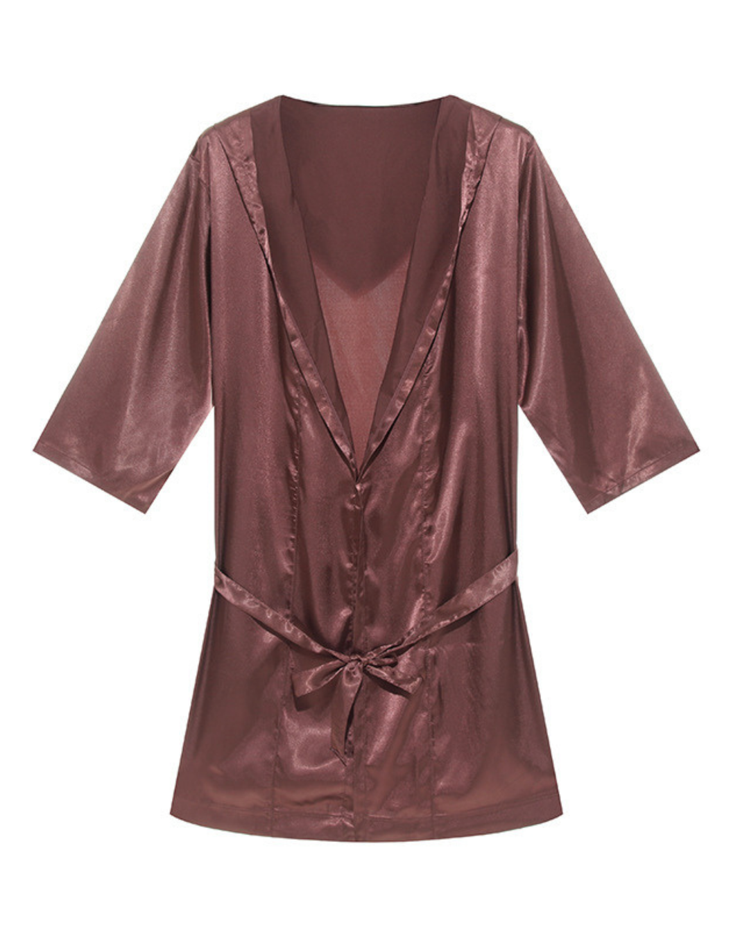 Herren Satin Bademantel Echoarchiv