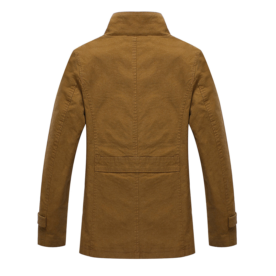 Herren modische und stylische Steppjacke mit hohem Kragen Echoarchiv