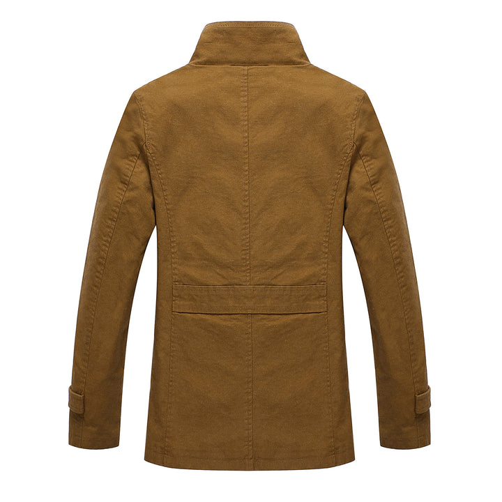 Herren modische und stylische Steppjacke mit hohem Kragen Echoarchiv