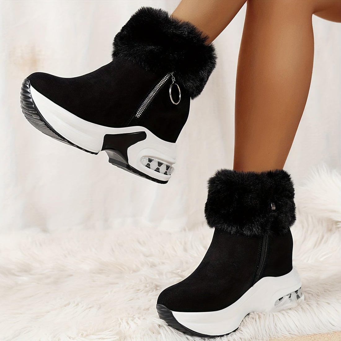 Komfortable Stiefel mit Seitenreißverschluss – Lioré