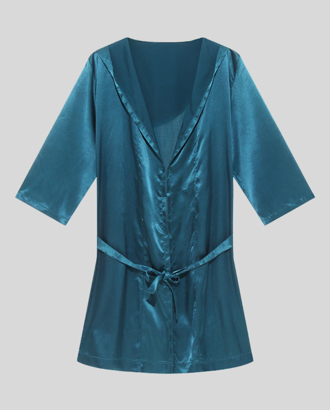 Herren Satin Bademantel Echoarchiv