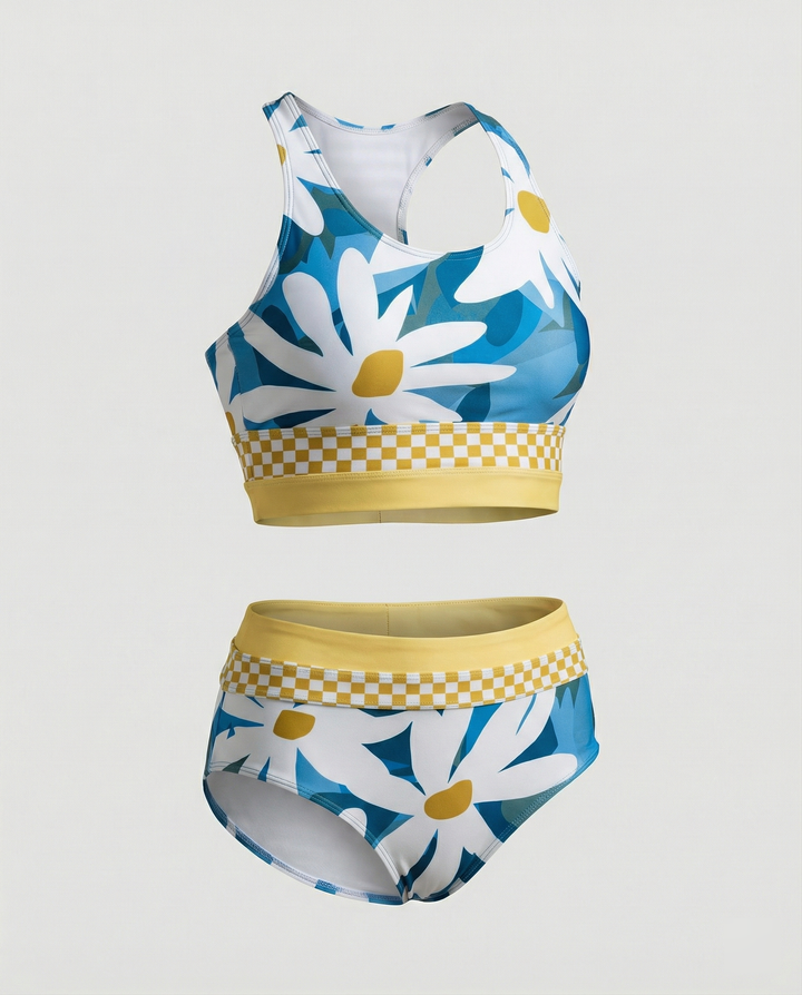 Echoarchiv | Brook Side Farbblock Bikini-Set