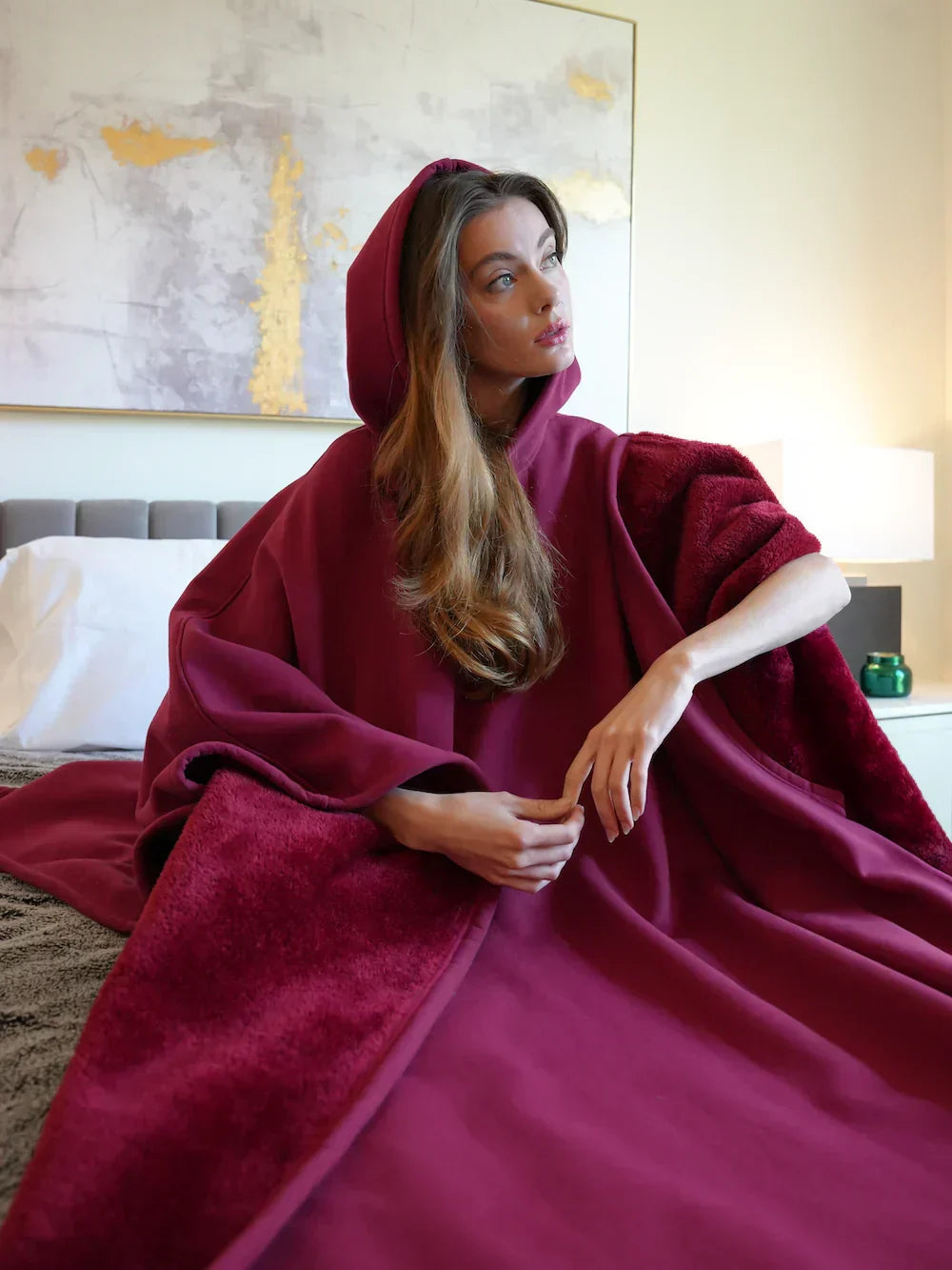 Echoarchiv | Oversized Hoodie-Decke - Entspannungs-Kapuzenpullover Zum Wohlfühlen und Relaxen
