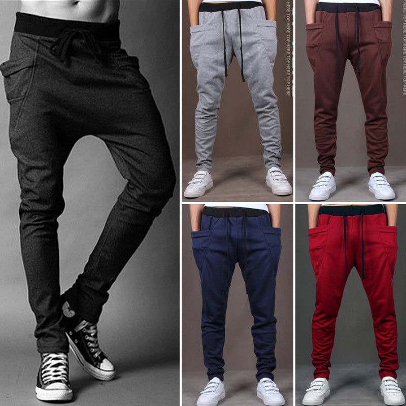 Herren Drop-Crotch Jogginghose mit oversized Außentaschen und schmal zulaufender Beinlinie Echo Archiv