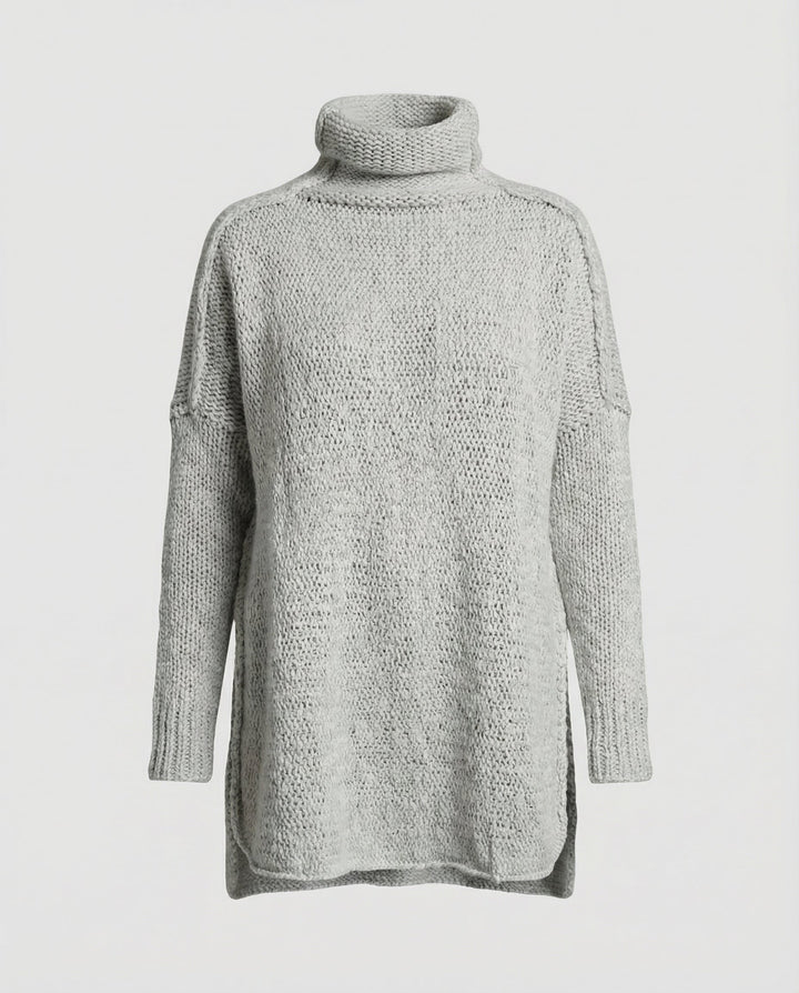 Langer Kuscheliger Strickpullover | Echoarchiv