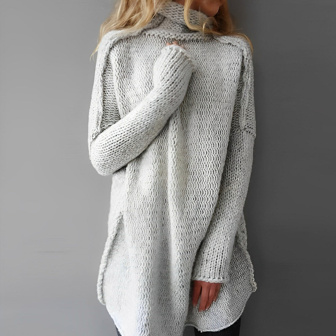 Langer Strickpullover – Veloura