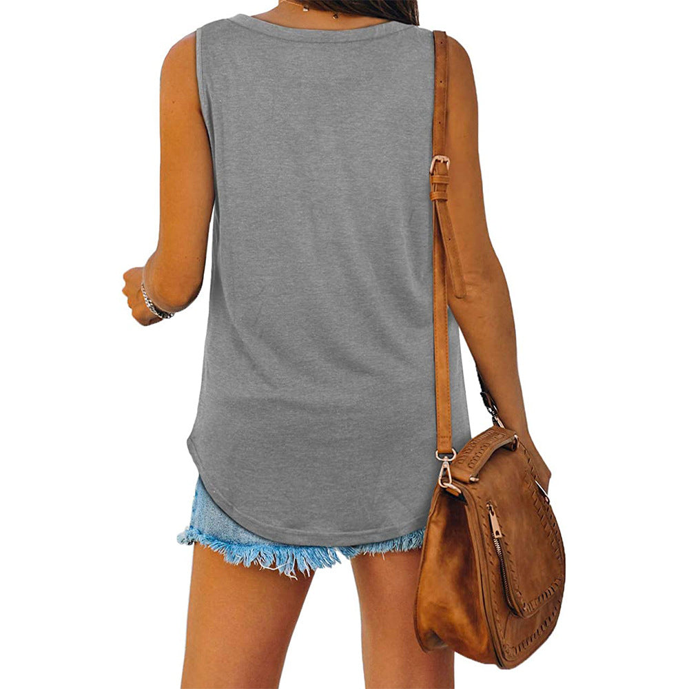 Echoarchiv | Mckayla Jersey V-Ausschnitt Tank-Top