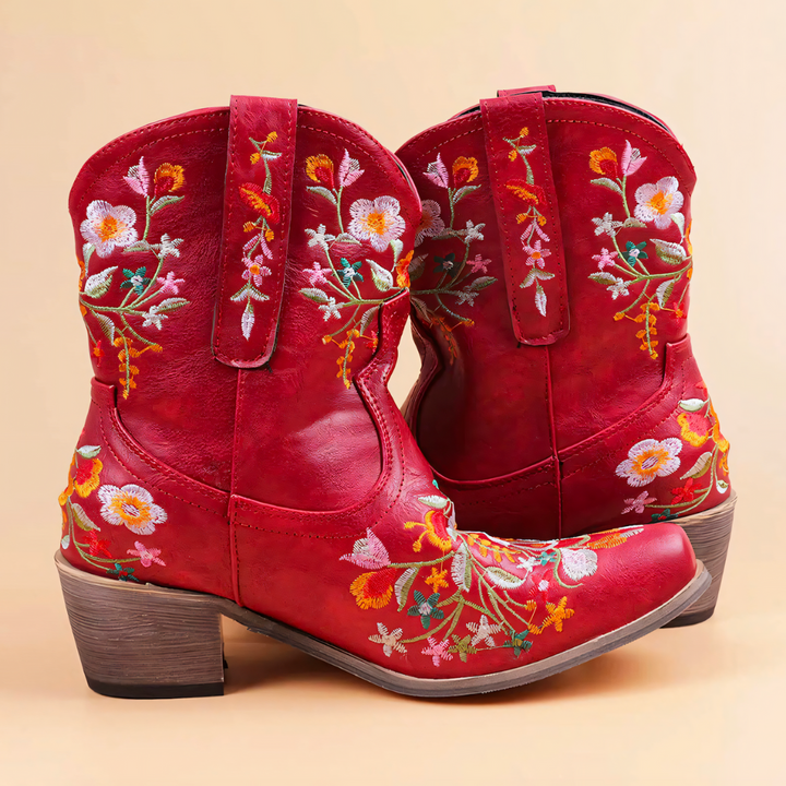 Echoarchiv | Wetterbeständige Vintage Cowgirl-Stiefel
