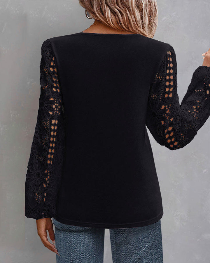 Echoarchiv | Bluse mit Spitze